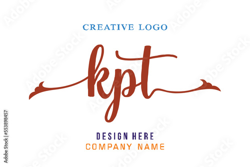 KPT lettering, perfect for company logos, offices, campuses, schools, religious education photo