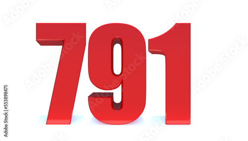 791 number