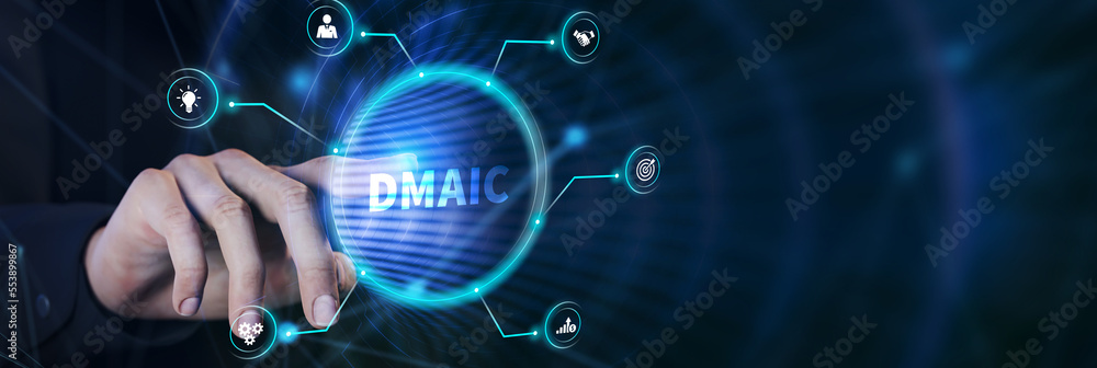 DMAIC, Six Sigma. Define, Measure, Analyse, Improve, Control. Standard quality control and lean manufacturing concept. DMAIC, Six Sigma. Define, Measure, Analyse, Improve, Control. Standard quality control and lean manufacturing concept.