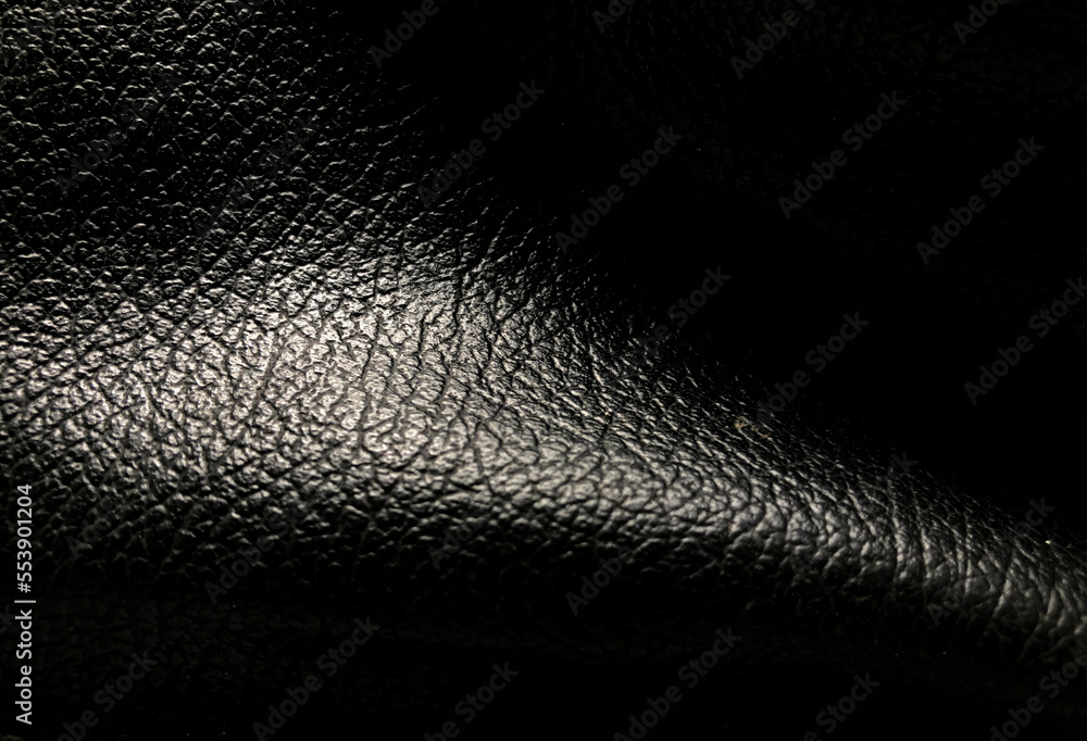Dark leather texture background Dark leather texture background