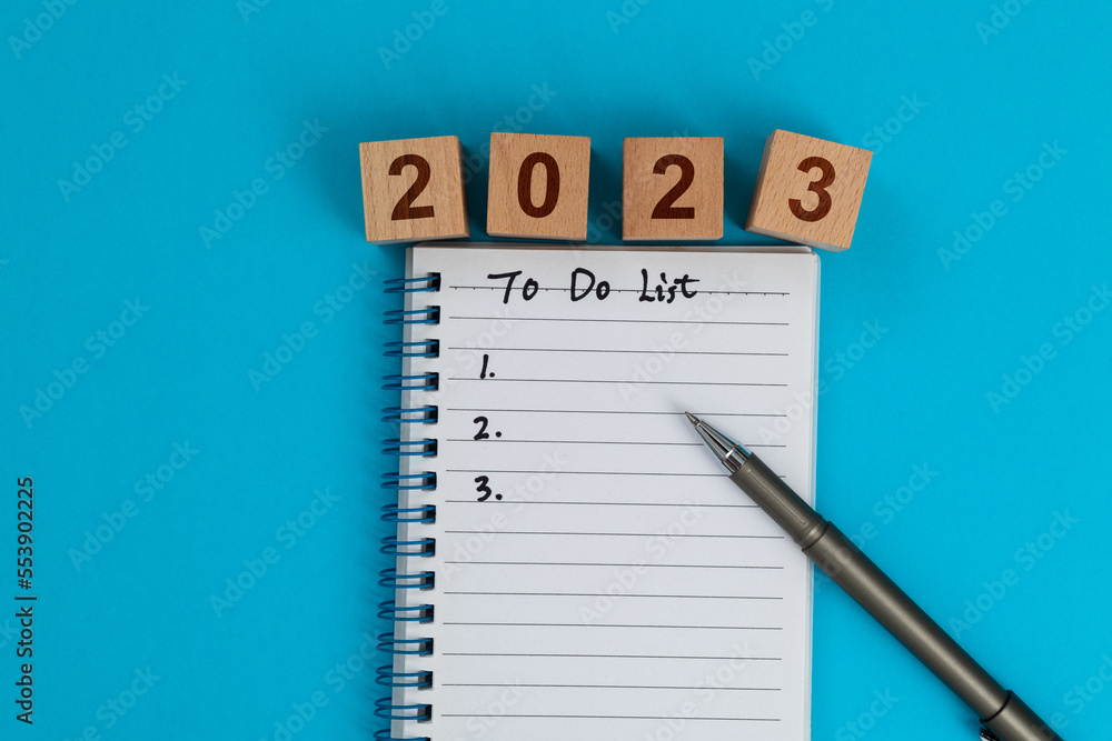 New year 2023 to do list New year 2023 to do list