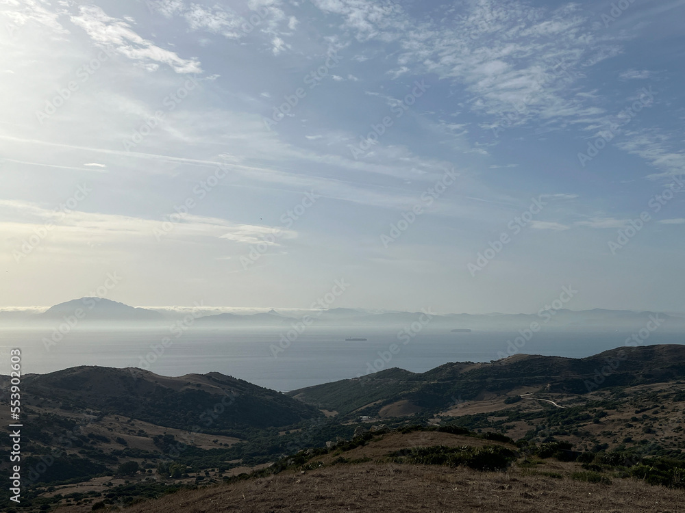 View on Strait of Gibraltar from Estrecho National park