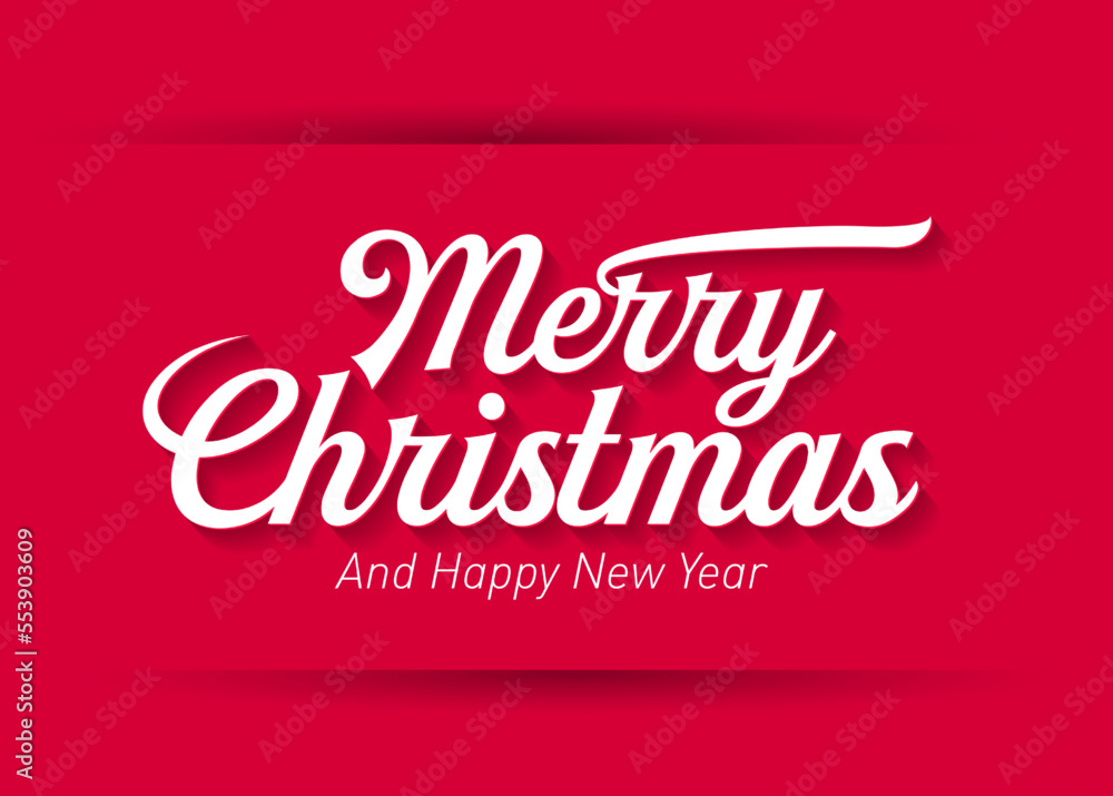 Merry Christmas typography composition. for postcards, prints, posters Merry Christmas typography composition. for postcards, prints, posters