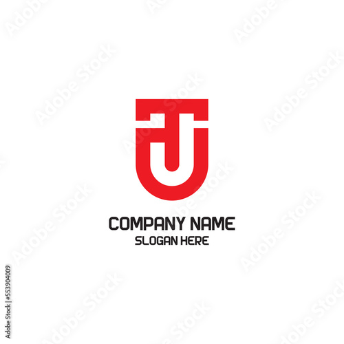 TJ JT logo design logo template
