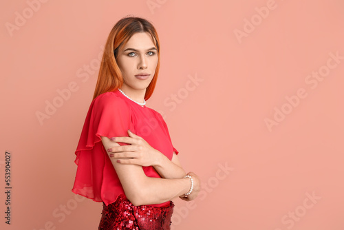 Young transgender woman wit...
