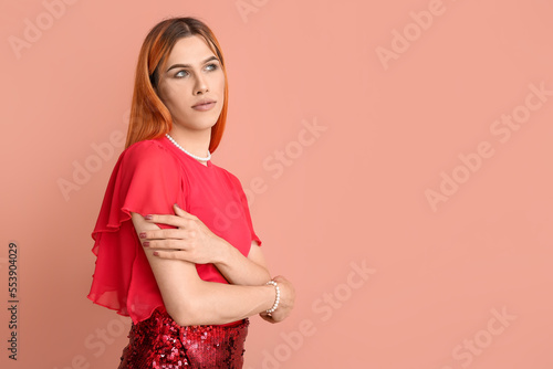 Young transgender woman wit...