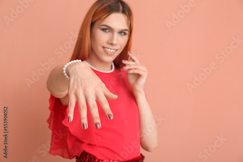 Young transgender woman wit...