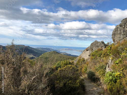 Mountain views.