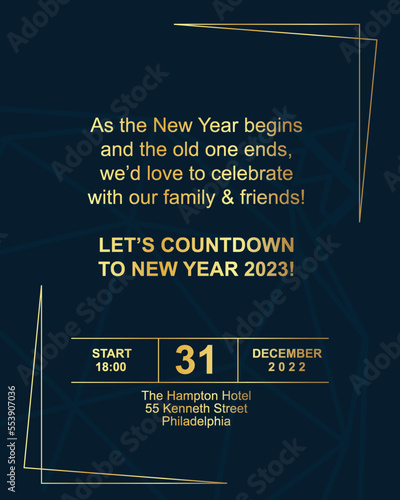 HAPPY NEW YEAR GREETING DESIGN