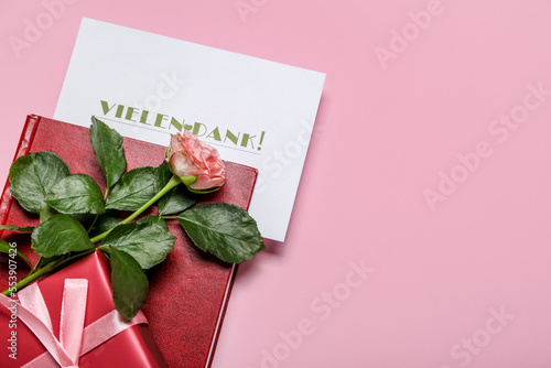Card with text VIELEN DANK,...