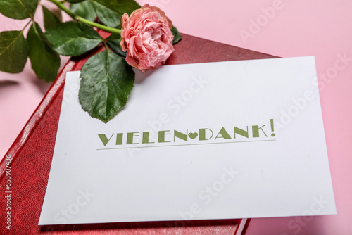 Card with text VIELEN DANK,...