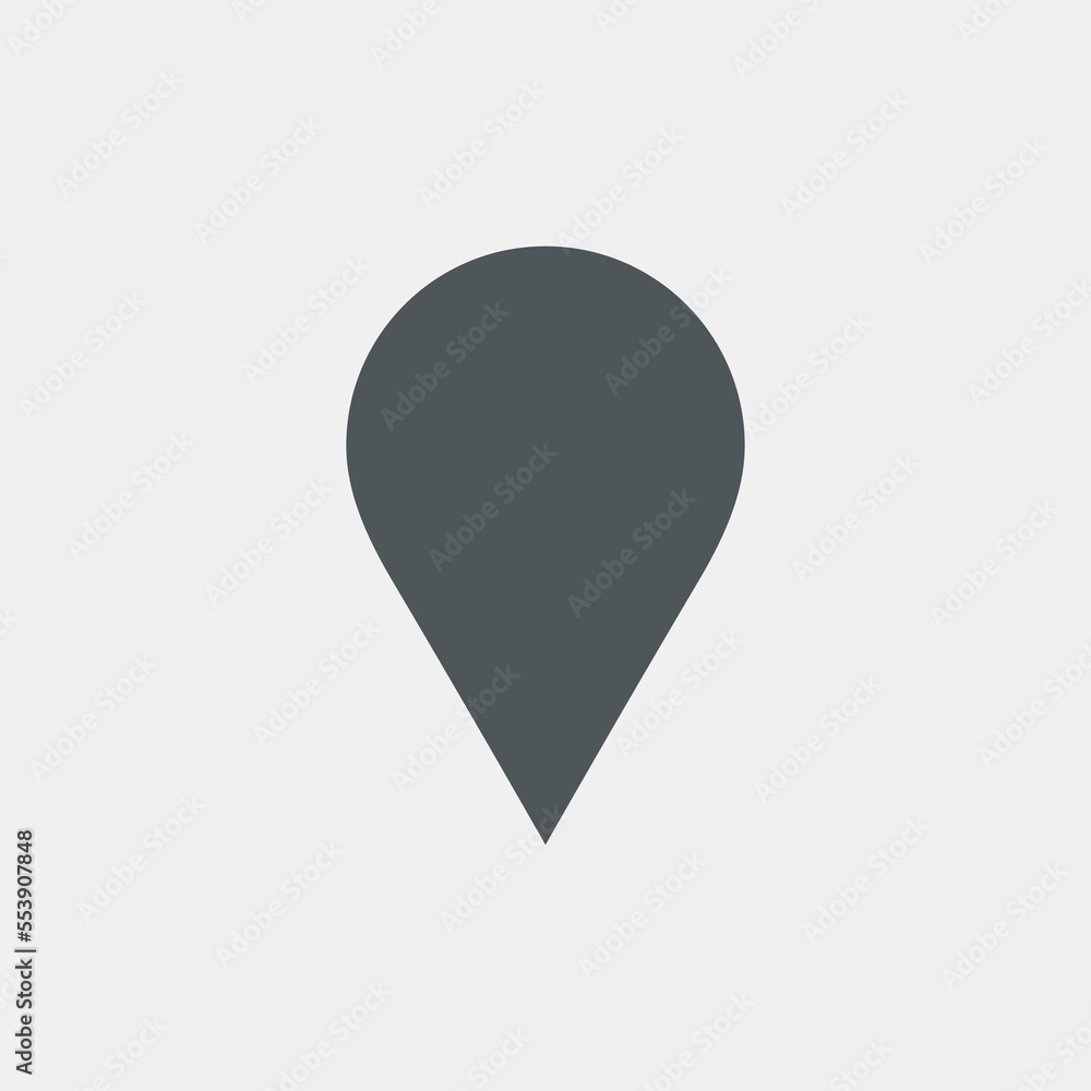 Map pin pointer Route Gps location icon Vector illustration cut Map pin pointer Route Gps location icon Vector illustration cut