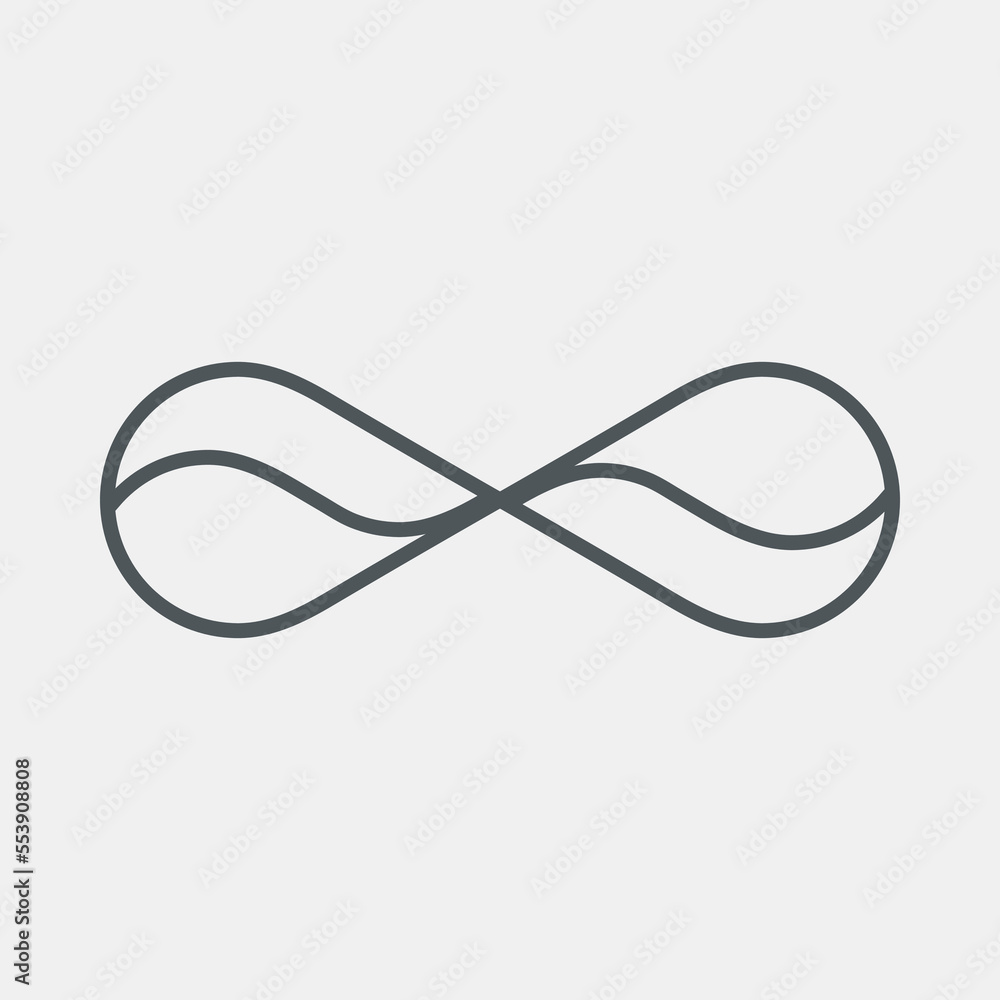 Eternity infinity symbol quality vector illustration cut Eternity infinity symbol quality vector illustration cut