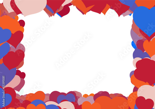 Background pattern abstract design texture. Border frame, transparent background. Theme is about , relations, romance, hearts, love