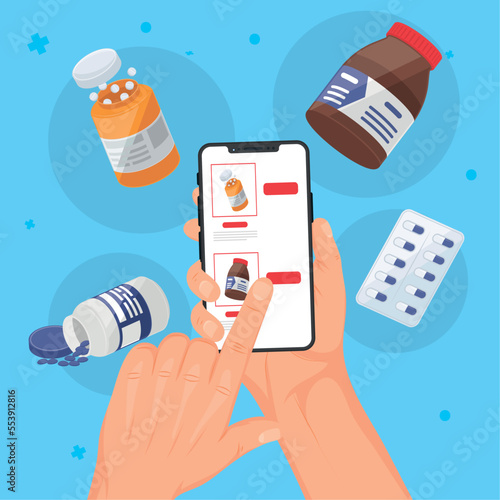 buying medicines with smartphone