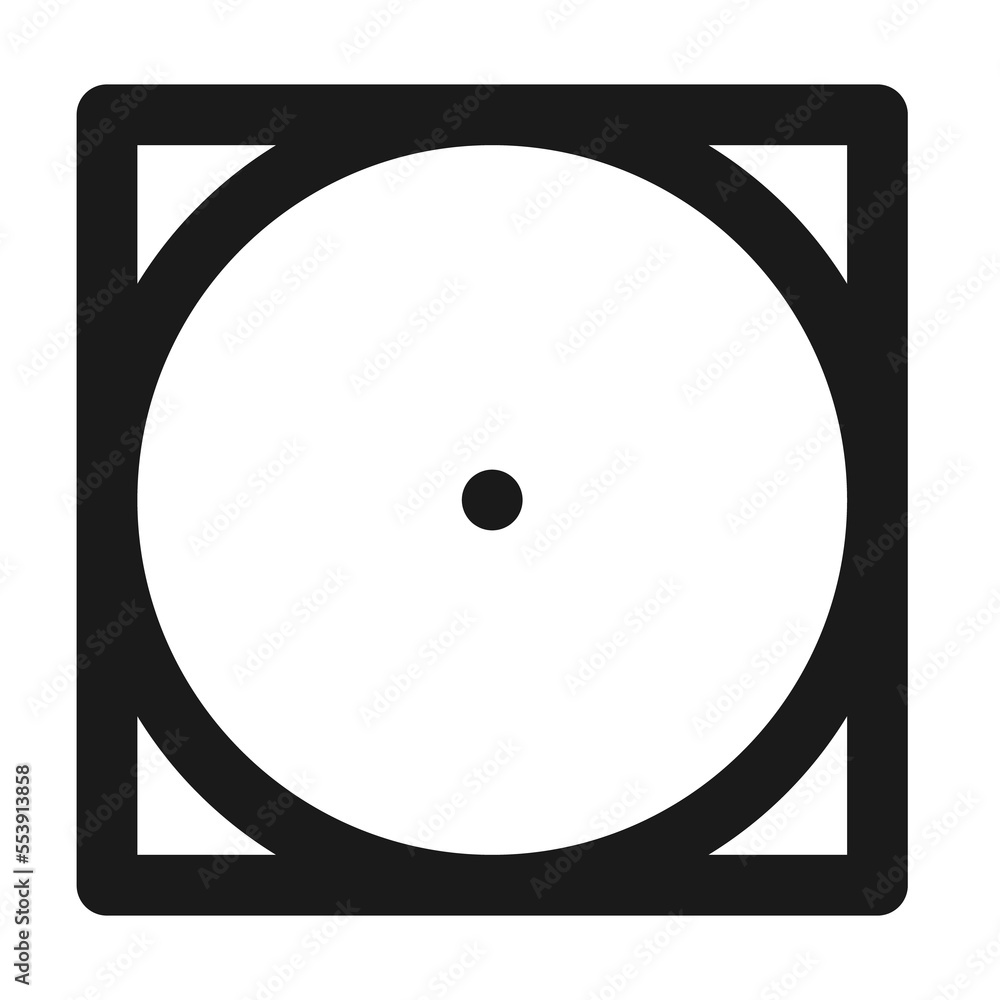 Tumble dry low heat icon. Laundry washing illustration Stock イラスト