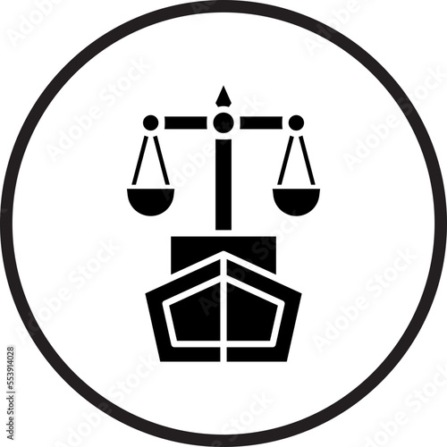 Maritime Law Icon Style