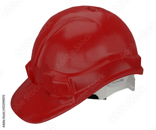 3d rendering realistic safety helmet