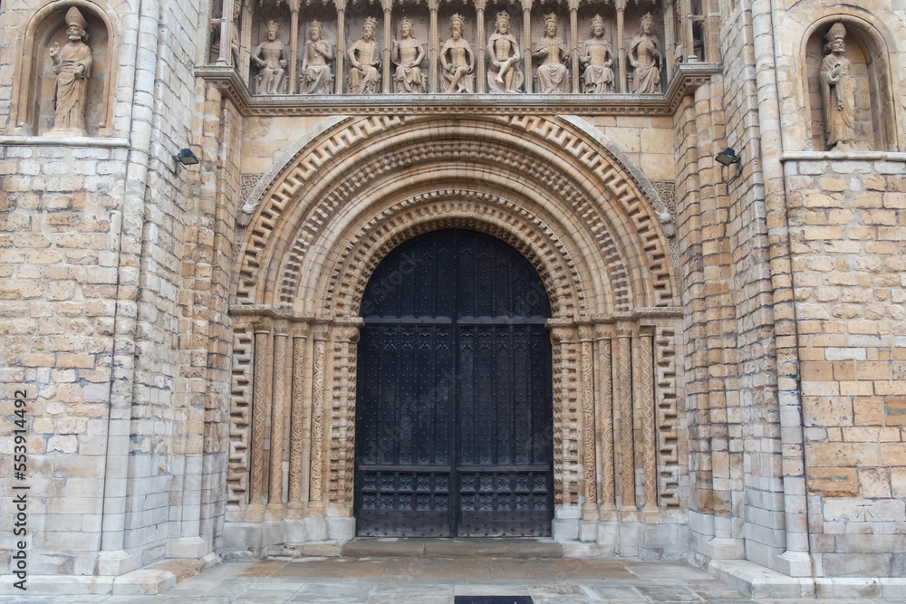 entrance to the cathedral 