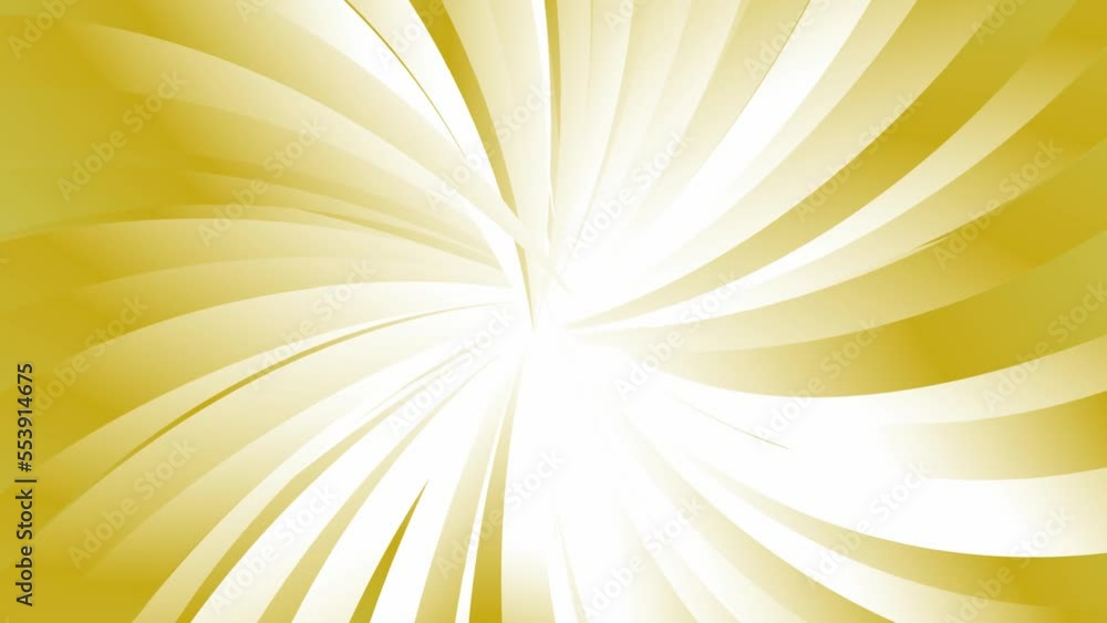 Shiny gold radial lines spin around the center of a 4K background with powder snow. Shiny gold radial lines spin around the center of a 4K background with powder snow.