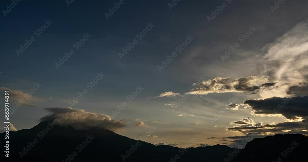 Beautiful Time lapse of Majestic sunrise or sunset sky landscape, Amazing light of nature cloudscape sky and Clouds moving away rolling,Colorful sunrise cloud, Footage timelapse Travel background Beautiful Time lapse of Majestic sunrise or sunset sky landscape, Amazing light of nature cloudscape sky and Clouds moving away rolling,Colorful sunrise cloud, Footage timelapse Travel background