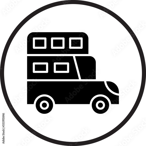 Double Decker Icon Style