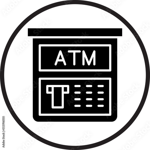 Atm Machine Icon Style