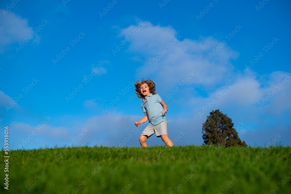 little boy having fun at the park. Kid enjoy nature, childhood concept. little boy having fun at the park. Kid enjoy nature, childhood concept.