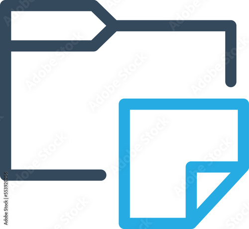 Duel Folder Vector Icon
