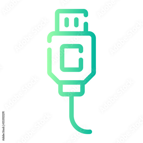 hdmi gradient icon