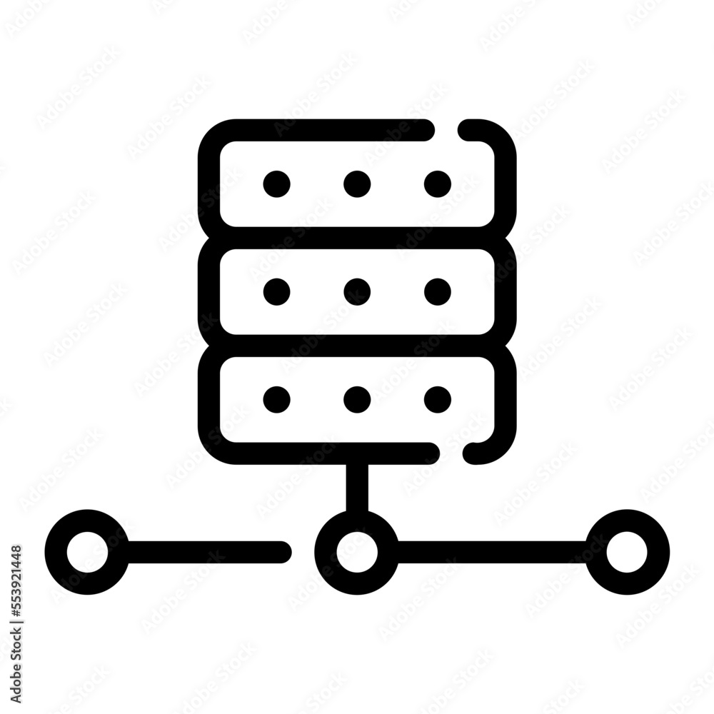 database line icon database line icon