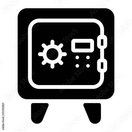 safebox glyph icon