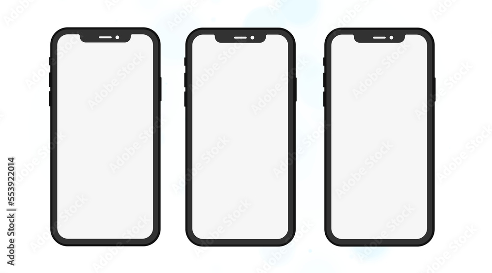 phone isolated on white background phone isolated on white background