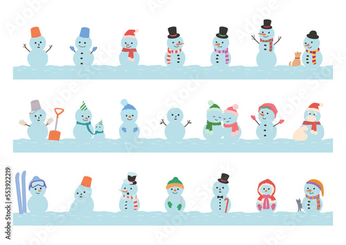 雪だるまのキャラクター