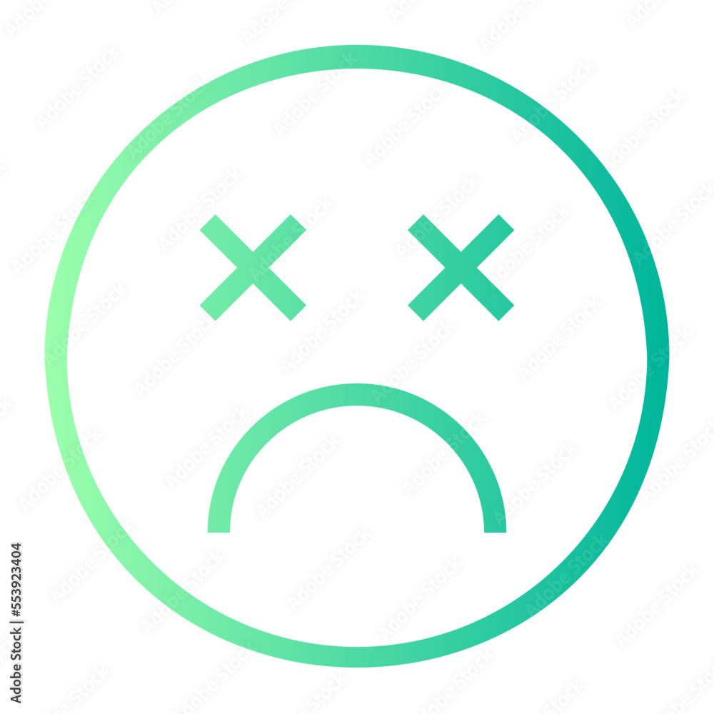 Obraz premium dead gradient icon