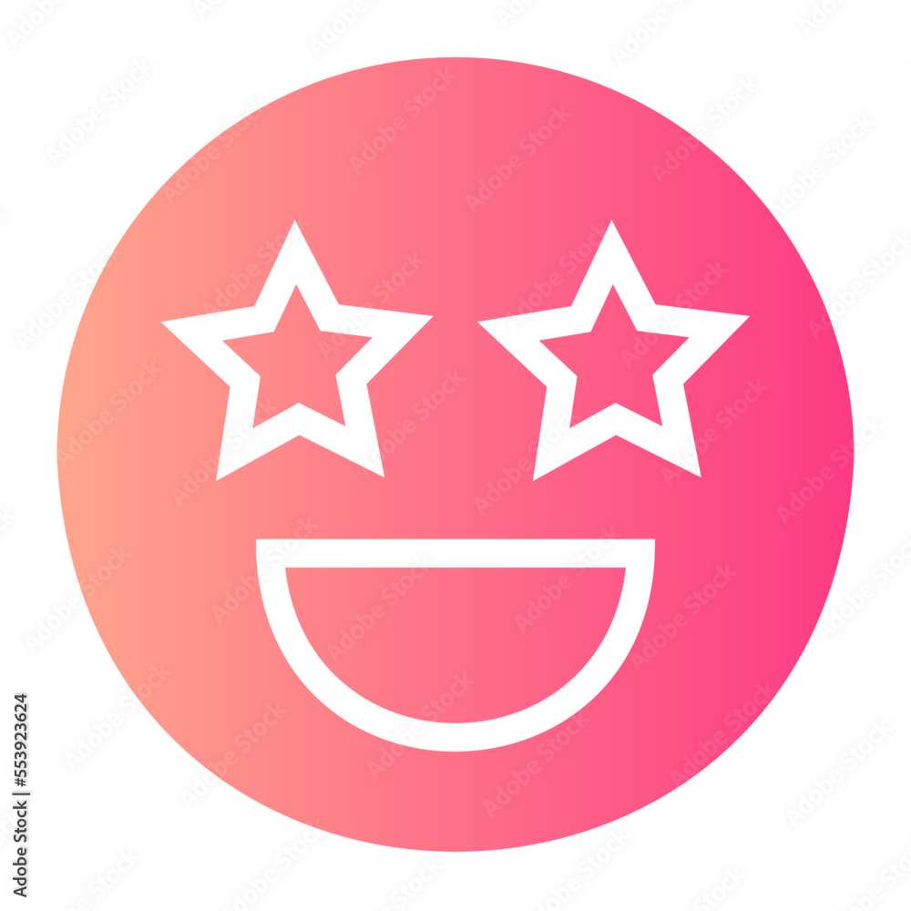 happy gradient icon happy gradient icon