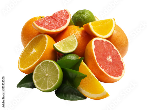 Fototapeta Naklejka Na Ścianę i Meble -  Citrus fruits isolated on white