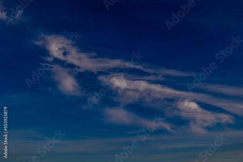  background small white summer cloud against the blue sky minimalistic landscape