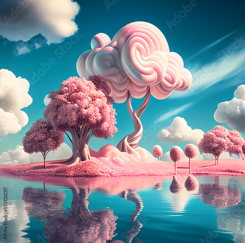 zuckerland, schlaraffenland, zucker, phantasie, 