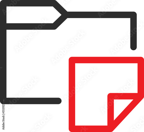 Duel Folder Vector Icon
