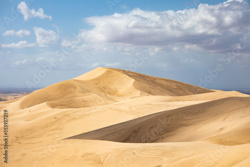 Gobi sunlit dunes