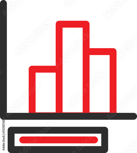 Graph Vector Icon 