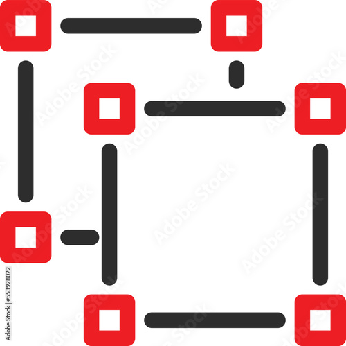 Duplicate Transform Vector Icon
