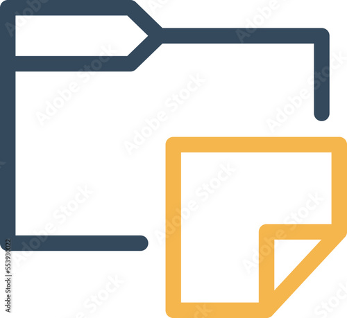 Duel Folder Vector Icon
