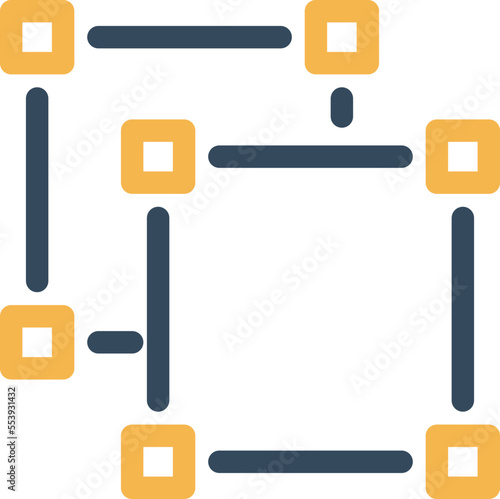 Duplicate Transform Vector Icon
