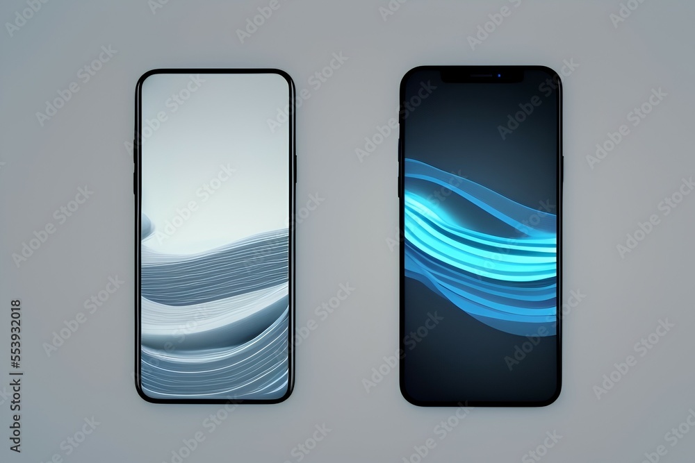 modern mobile phone modern mobile phone