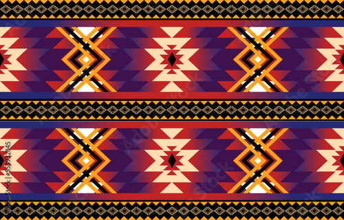 Ethnic geometric pattern vector. Native African American Mexican Indonesia Aztec motif and bohemian pattern elements. designed for background, wallpaper,print, wrapping,tile, batik.vector Aztec motif 