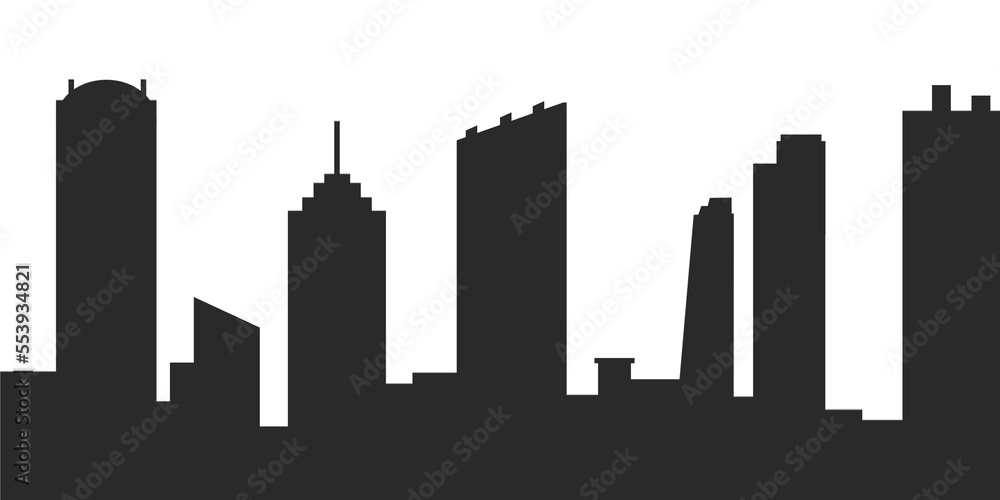 City Buildings Silhouette City Buildings Silhouette
