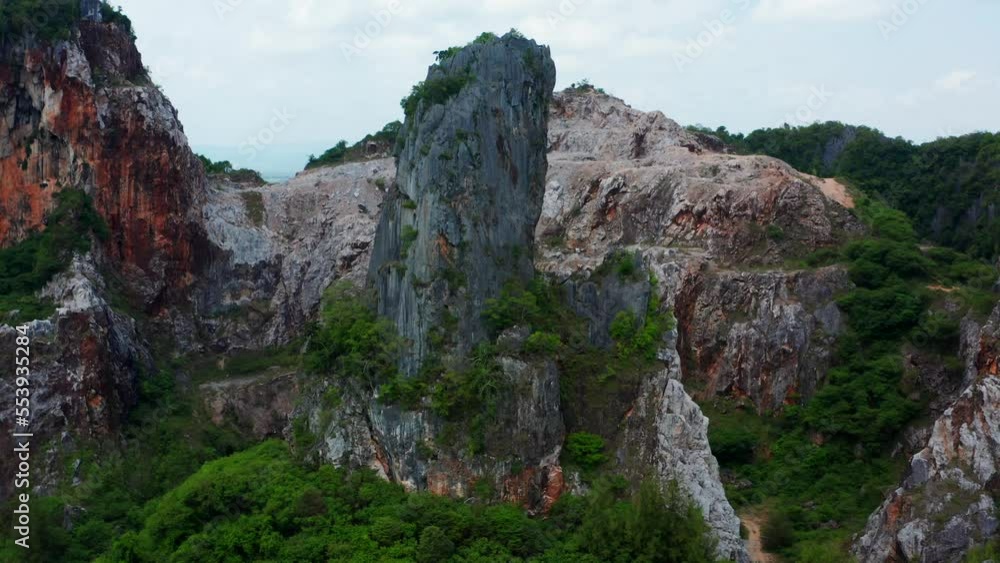 Aerial view of Khao Khuha mountain in Songkhla, Thailand Aerial view of Khao Khuha mountain in Songkhla, Thailand