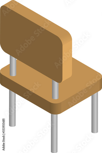 Furniture chair icon